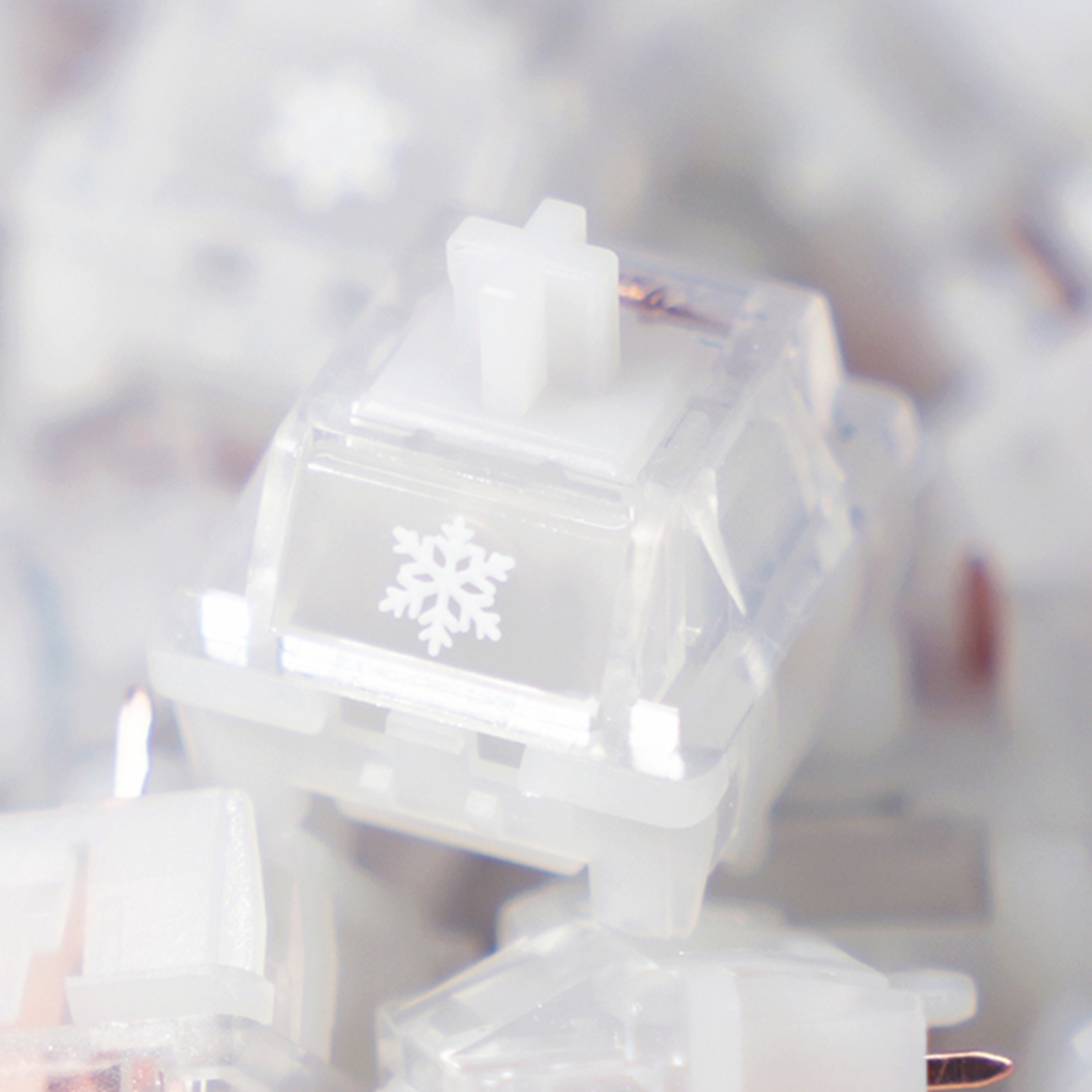 Gaming Keyboard Mechanical Wireless - HMX Snowflake Linear Switch 5Pin Mechanical