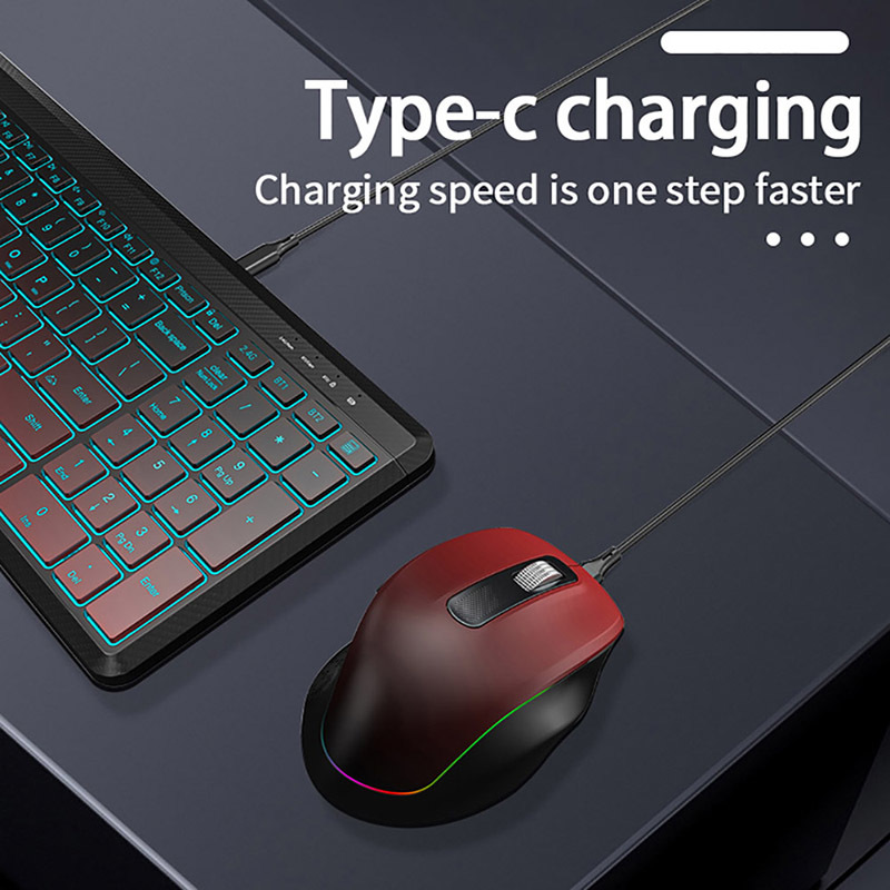 RGB Backlit Silent Wireless Ke - Gaming Keyboard And Mouse Combo Wireless ulasan dan harga