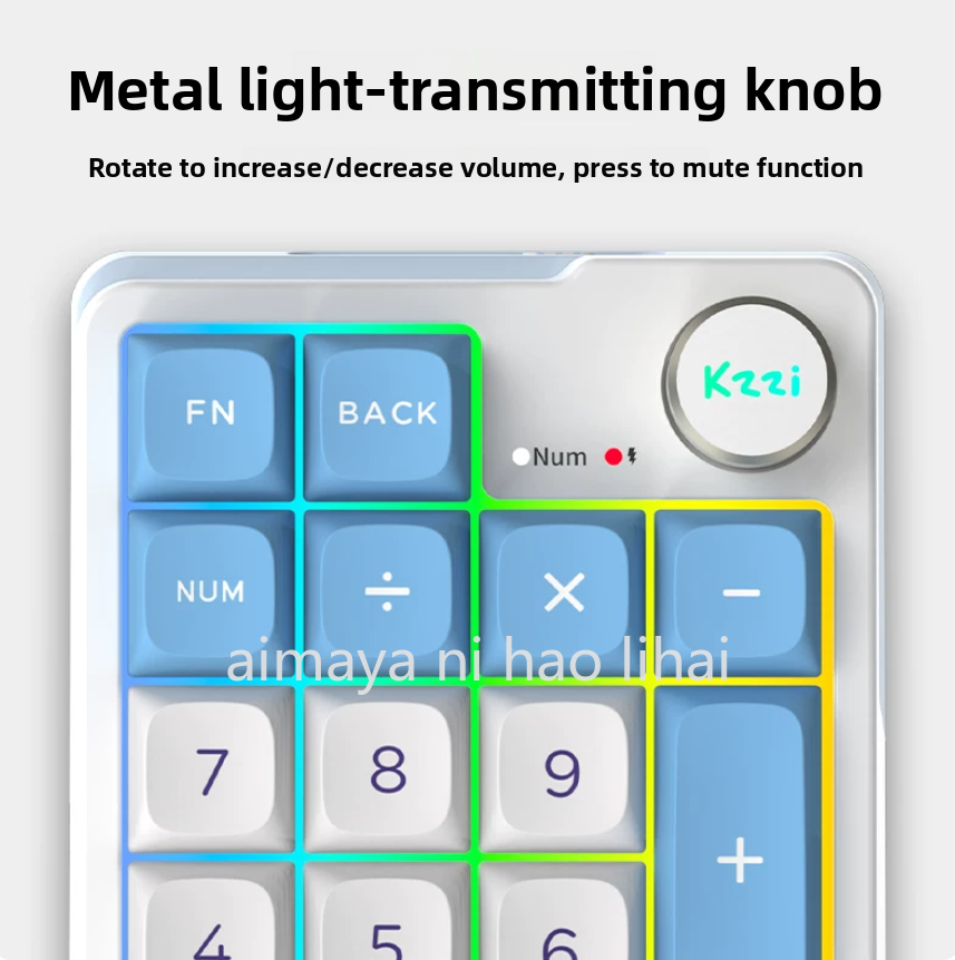 Kzzi K20 Mini Keypad Three Mod - Gaming Keyboard Mechanical Wireless ulasan dan harga