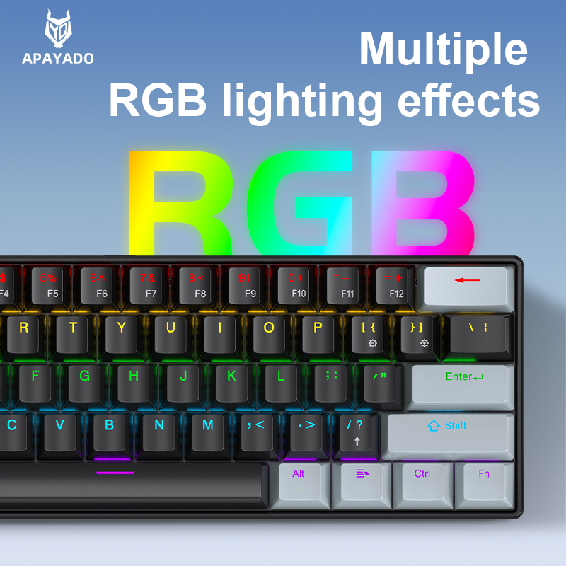 APAYADO K61 Mini Mechanical Ke - Gaming Keyboard Half ulasan dan harga
