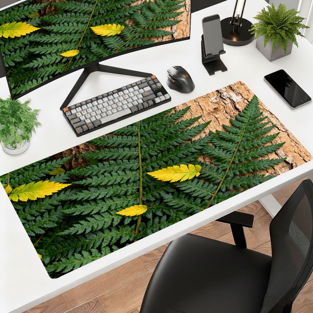 Brand Leaf Design Mouse Pad Ir - Gaming Keyboard Brand ulasan dan harga