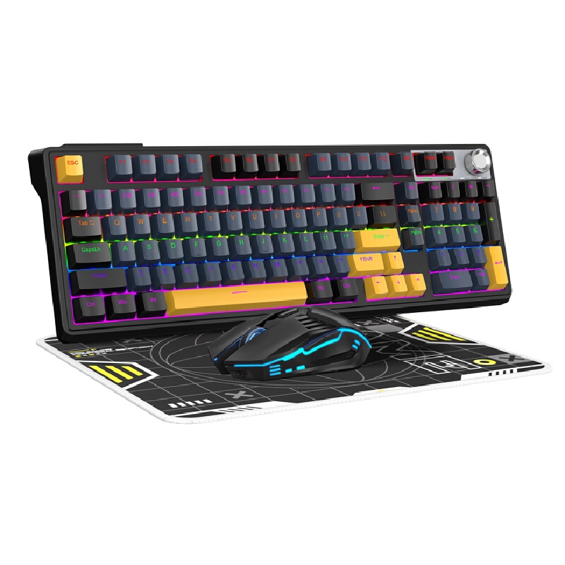 Mechanical Keyboard and Mouse  - Gaming Keyboard And Mouse Combo Wireless ulasan dan harga