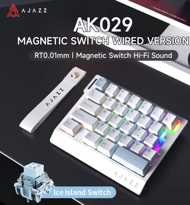AK029 Wired One-Handed Gaming  - Gaming Keyboard Magnetic Switches ulasan dan harga