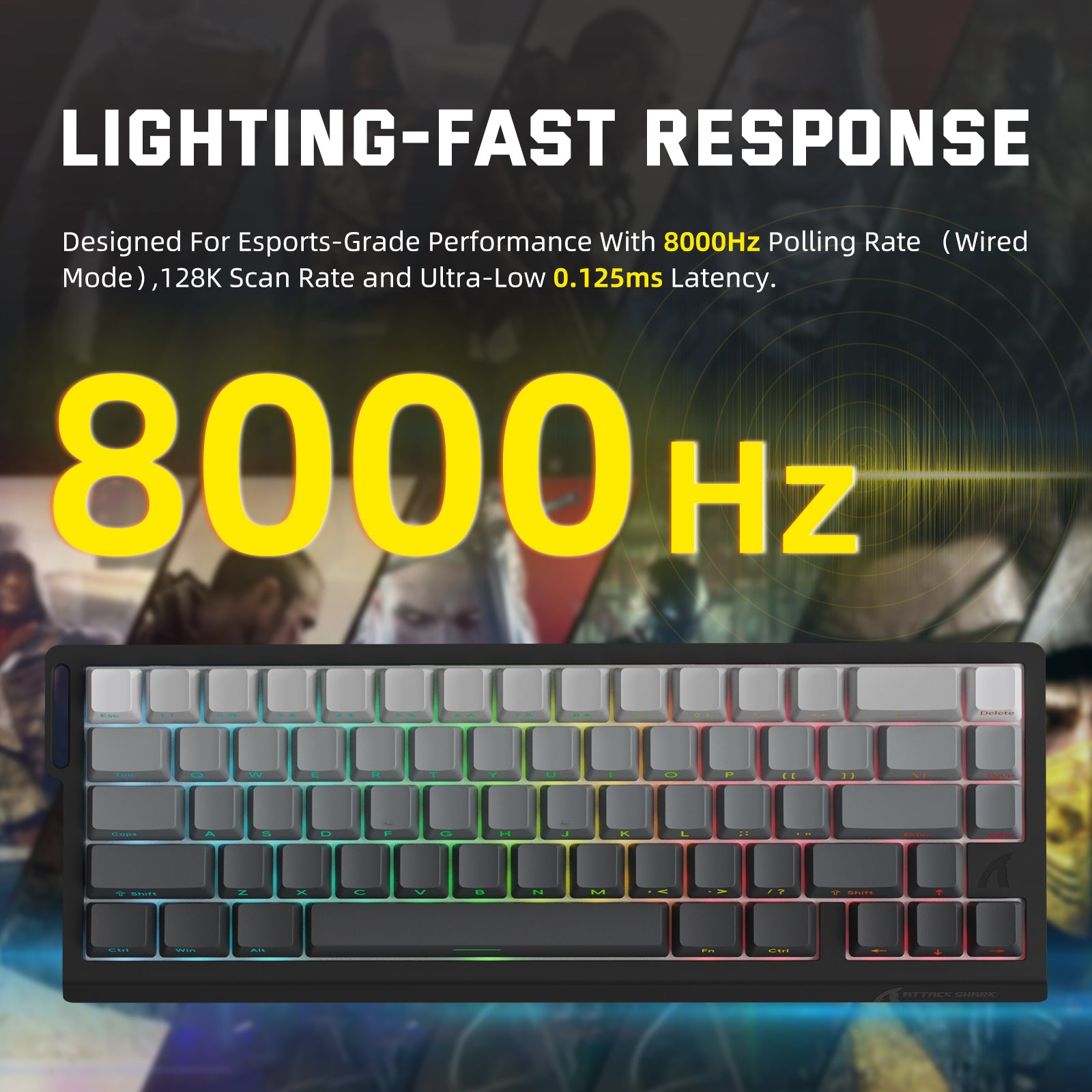 ATTACK SHARK X68 PRO X68PRO HE - Gaming Keyboard Magnetic Switches ulasan dan harga