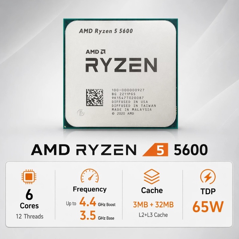 AMD Ryzen 5 5600 High Speed Pr - Amd Cpu Ryzen 5 ulasan dan harga