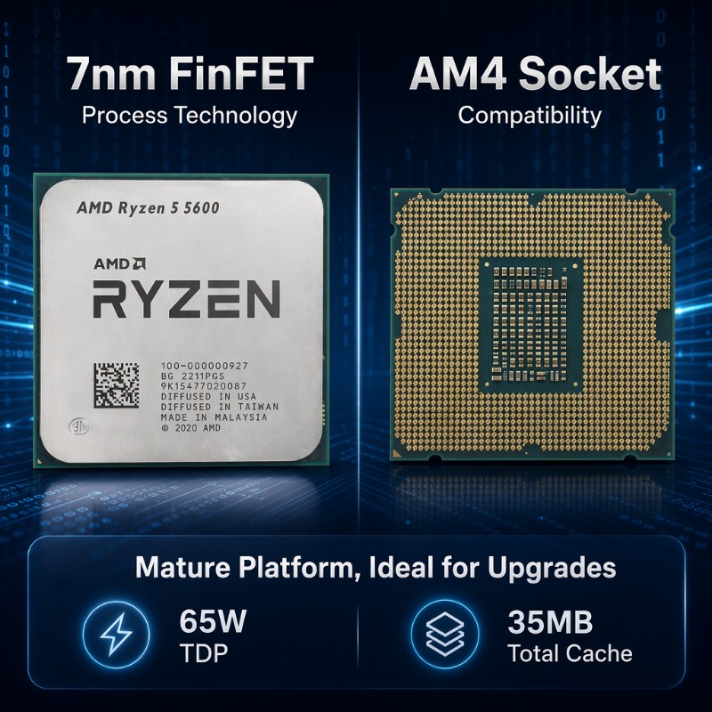 AMD Ryzen 5 5600 High Speed Pr - Amd Cpu Ryzen 5 ulasan dan harga