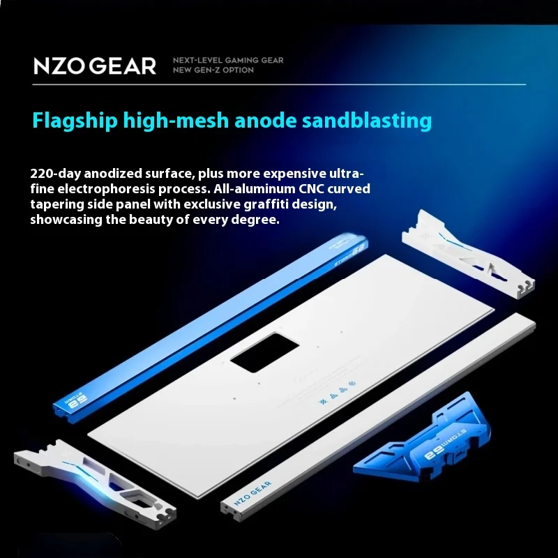 NZO STORM68 Anodized Aluminum  - Gaming Keyboard Magnetic Switches ulasan dan harga