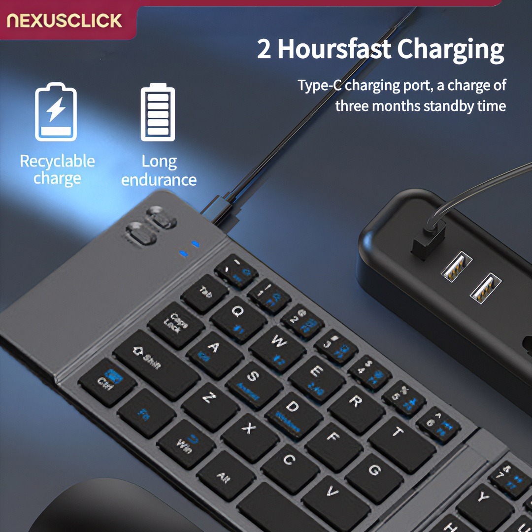 NexusClick New Mini Wireless B - Gaming Keyboard And Mouse Combo Wireless ulasan dan harga