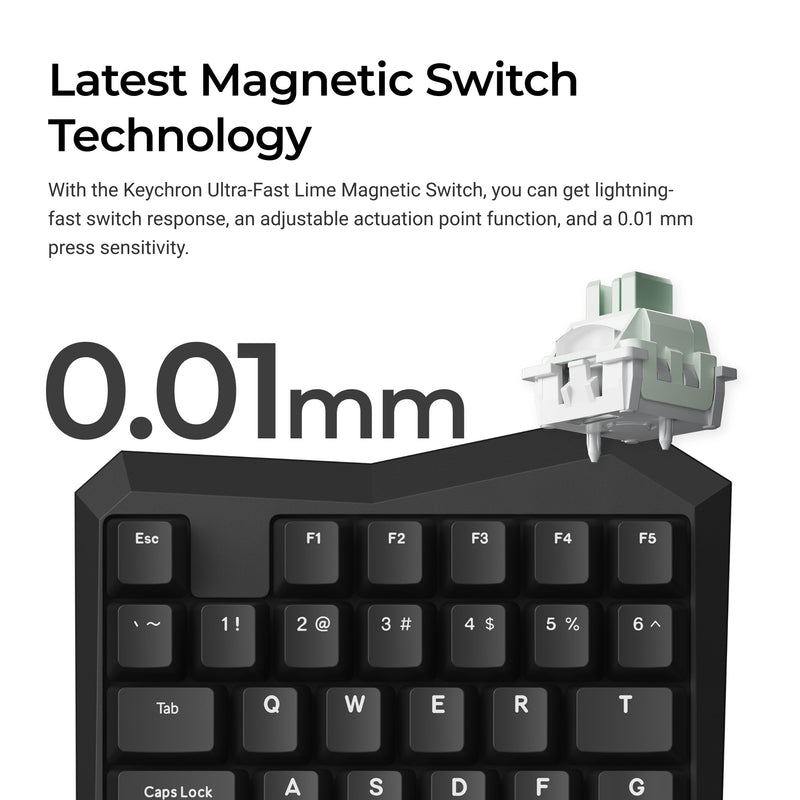 Keychron C0 HE 8K wired One Ha - Gaming Keyboard Half ulasan dan harga