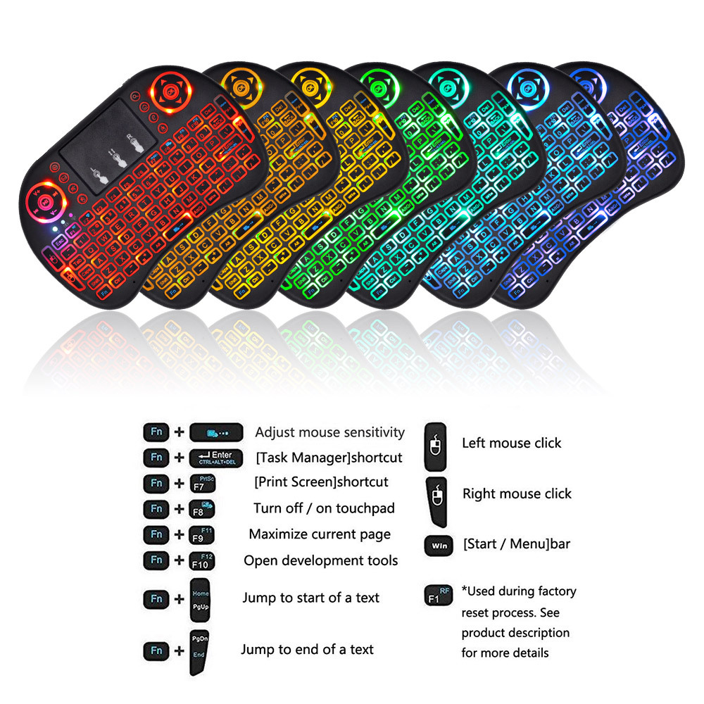 2.4G Air Mouse with Touchpad K - Gaming Keyboard Mechanical Wireless ulasan dan harga