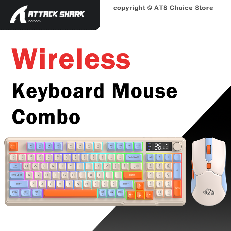 FREEWOLF T96 Wireless Keyboard - Gaming Keyboard And Mouse Combo Wireless ulasan dan harga