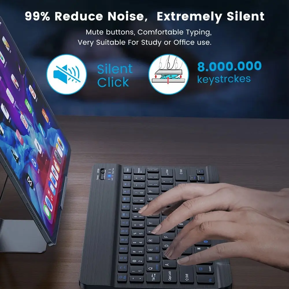 2026 New Wireless Keyboard Blu - Gaming Keyboard Wireless ulasan dan harga