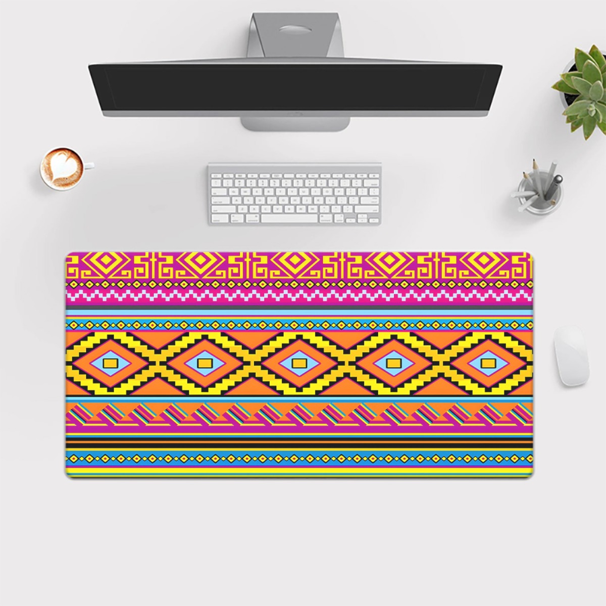Brand Tribal Orange HD Printed - Gaming Keyboard Brand ulasan dan harga