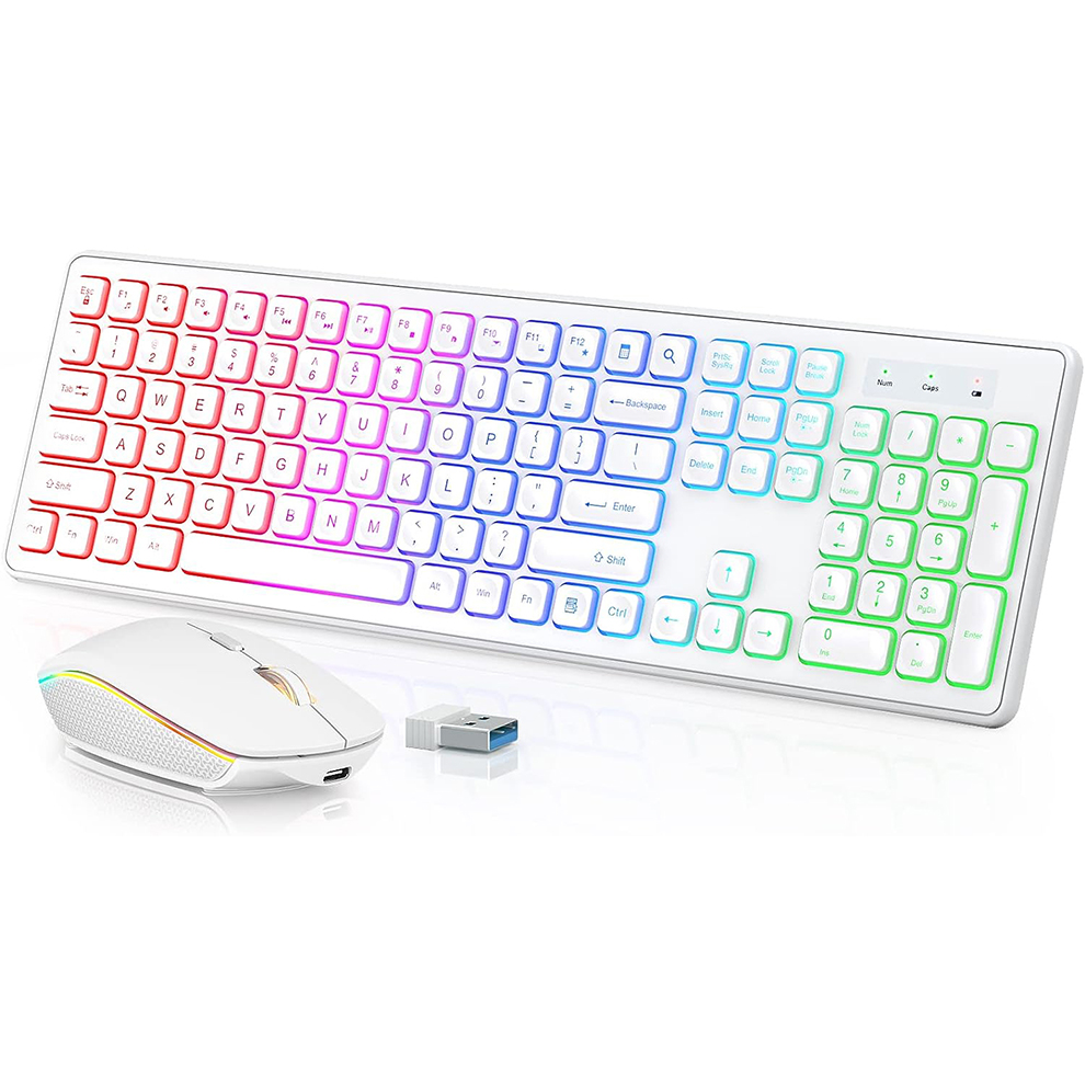 Backlit Wireless Keyboard and  - Gaming Keyboard And Mouse Combo Wireless ulasan dan harga